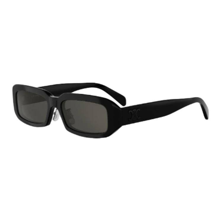 

Celine Rectangular Acetate Sunglasses Women sunglasses Black CL40335I-01A Eyeglass Pouch Shopping Bag,55