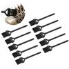 10pcs Electric Shaver Cleaning Brushes Set Nylon Hair Handle Machine Cleaning Brush Black