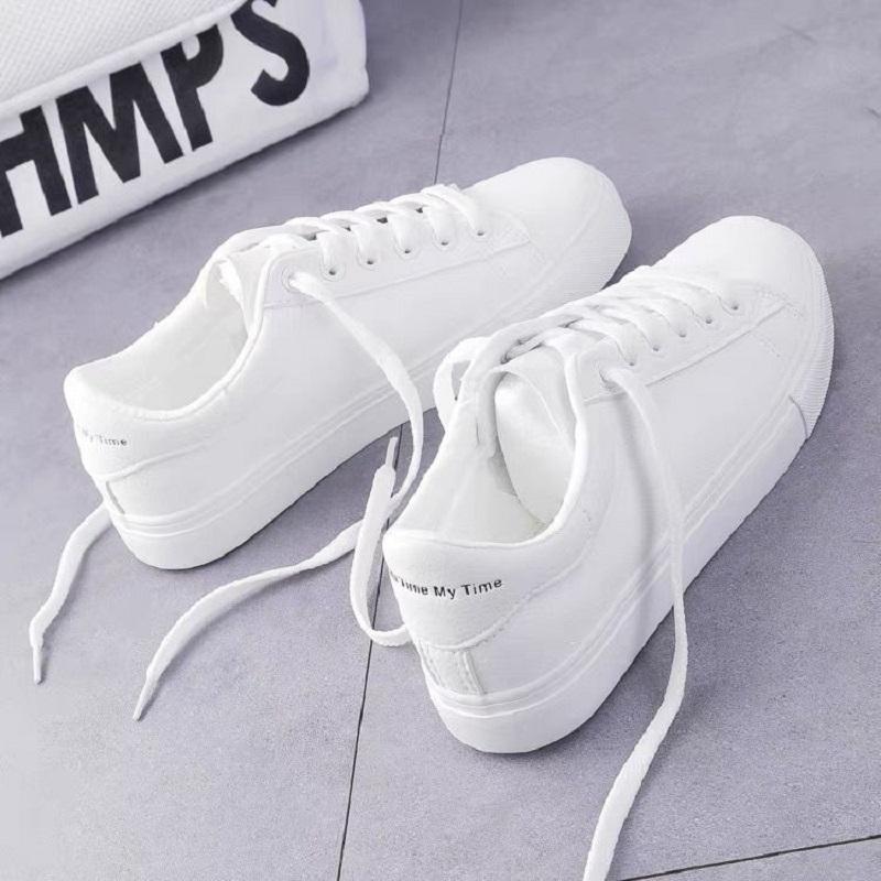 Women Sneakers Autumn Leather Light White Sneaker Female Platform Vulcanized Shoes Spring Casual Breathable Sports Shoe