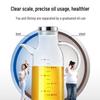 Leak-proof Glass Oil & Vinegar Dispenser with Scale