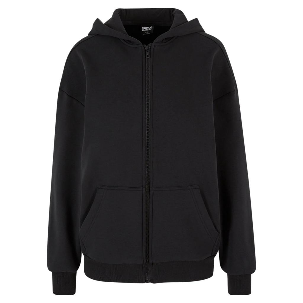 Urban Classics Womens/Ladies Cozy Zip Front Oversized Full Zip Hoodie