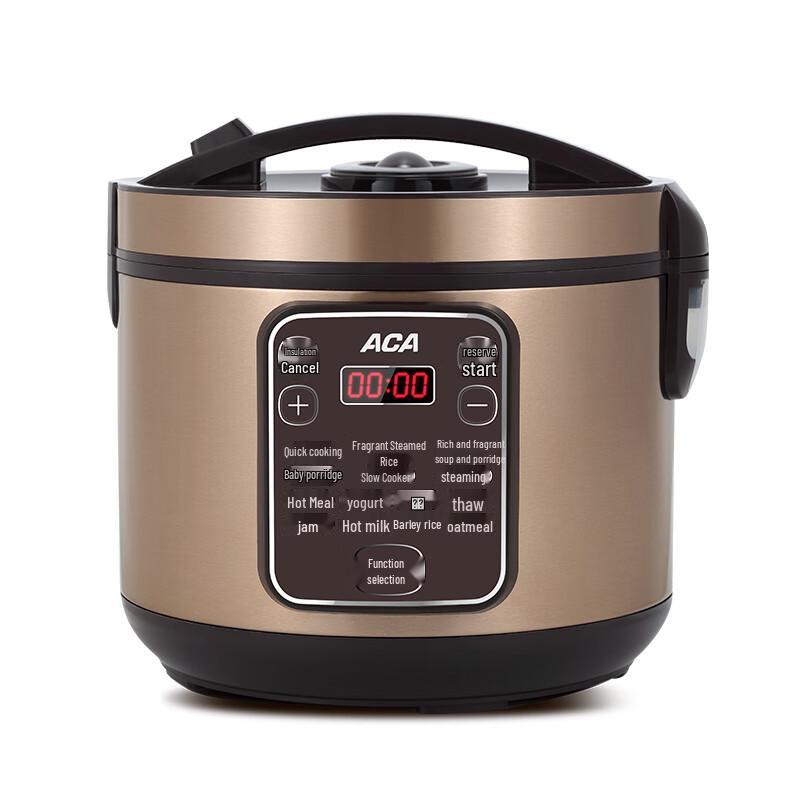 ACA 3L Microcomputer Rice Cooker CN plug (adapter included) 3L