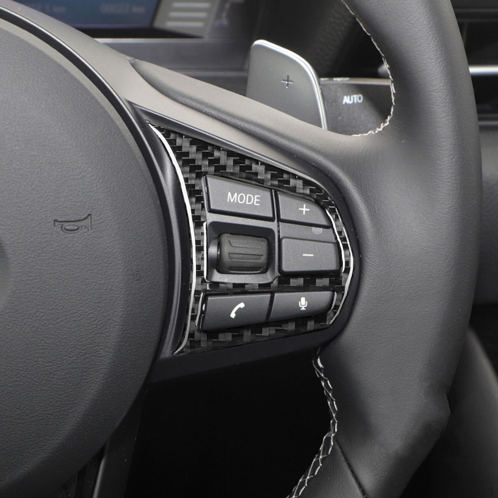 

2 Pieces Car Steering Wheel Button Trim for A90 Accessory Durable
