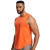 Férfi hálós, légáteresztő fitnesz mellény nyárra, gyorsan száradó sport atléta futáshoz és kosárlabdához, izzadságálló, nagy méret.