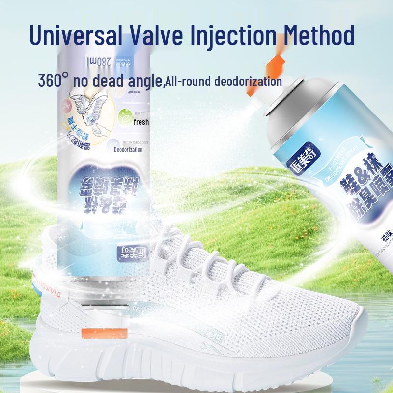 Long-Lasting Shoe and Sock Deodorizer: Anti-Foot Odor Spray for Shoe Cabinets and Interiors