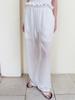 ETMON Crinkle Summer Pants, White