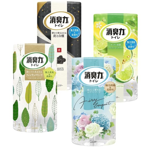 

Дезодоратор, новый ассортимент из 4 ароматов для туалетов (Финляндия Лист, Воздушный букет, Уголь и сандаловое дерево, Свежий цитрус), 400 мл x 4 бутылки. Туалет Д