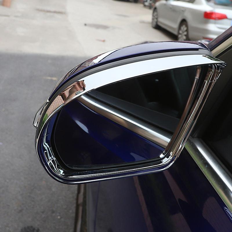 For Mercedes Benz B C E S GLA GLB GLC ABS Rearview Mirror Cover Rain Eyebrow Visor Frame Trims Sticker Car Styling Accessories