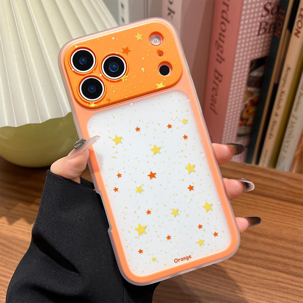 Flash Stars Are Suitable for iPhone17promax Two-in-one Mobile Phone Case Apple 16 Niche 15 Generation 14 Simple