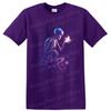 Skeleton Butterfly T Shirt Graphic Art Floral Design Halloween Theme Tee