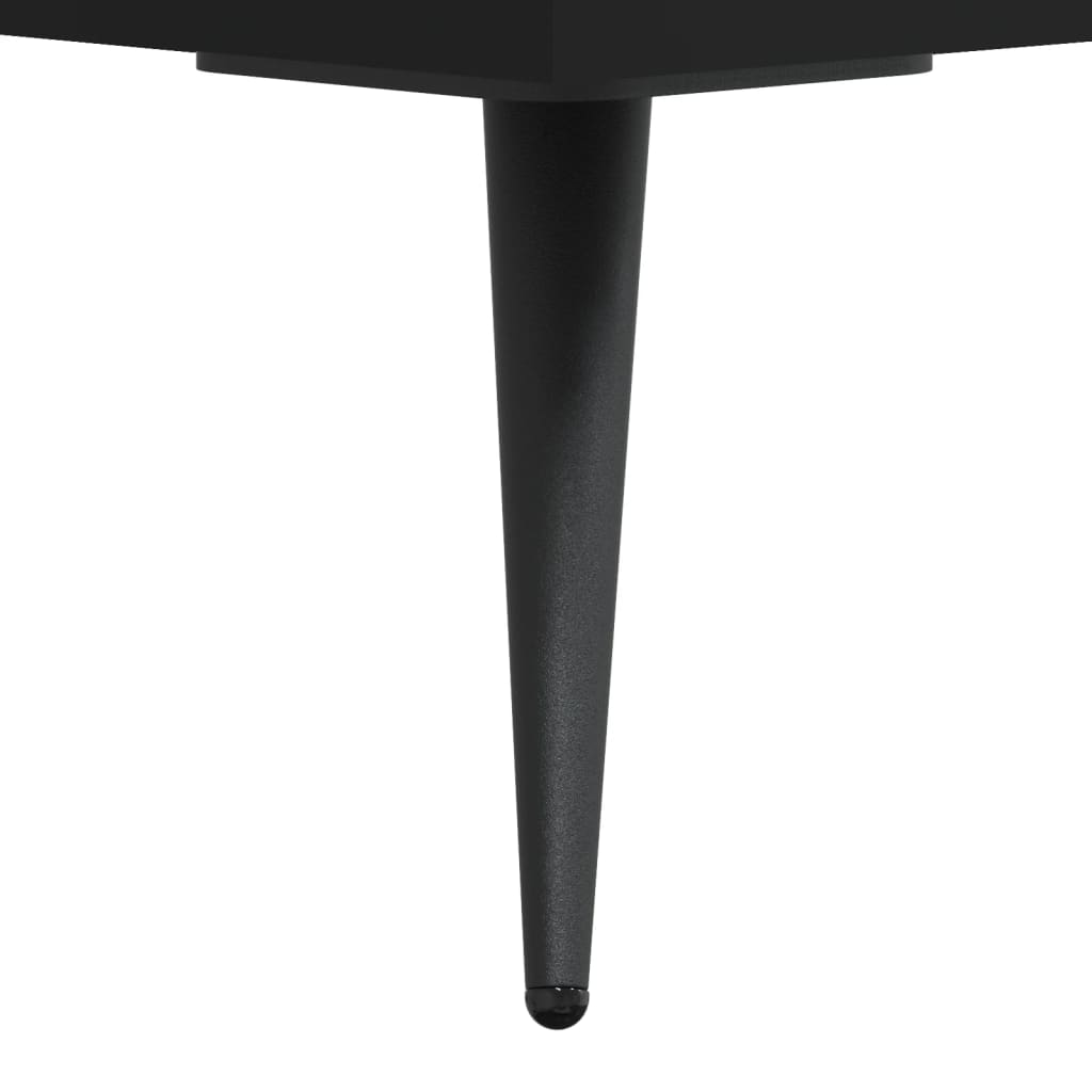 Black Coffee Table 90 x 50 x 40 cm Particleboard