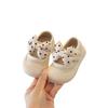 Baby Princess Shoes Soft Sole Summer Girls Canvas Shoes One Year Old Baby Toddler Shoes Bow Girls Shoes