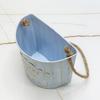 Hanging Small Iron Bucket Decorative Plant Pots Plant Hanging Pots Wall Hanging Indoor Flower Basket Metal Flower Pots