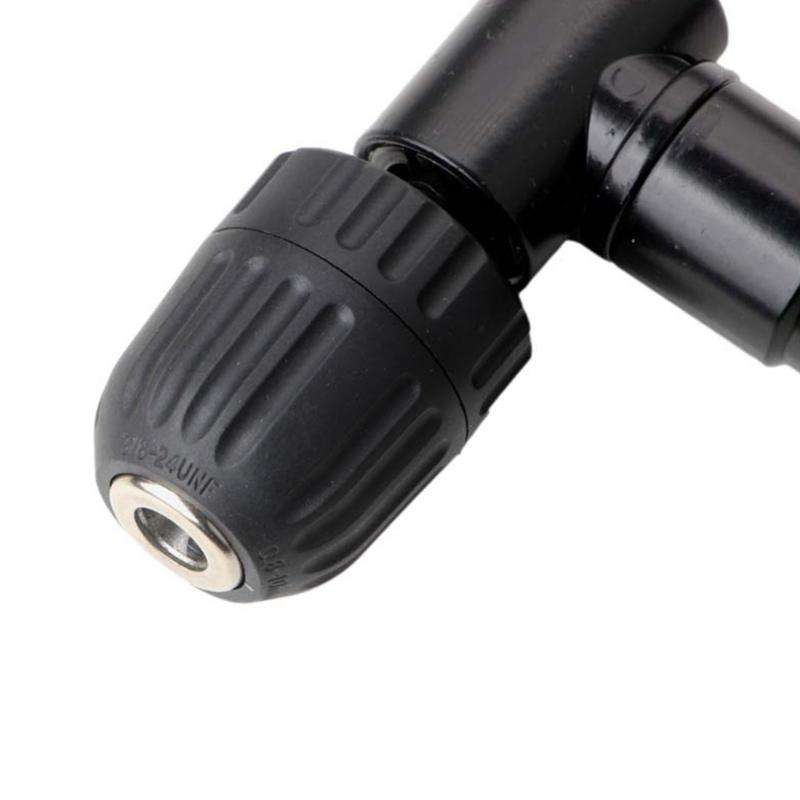 90 Degree Electric Drill Right Angle Bender Extension Fitting Conversion Angle Drill Three Jaw Chuck Conversion Head-