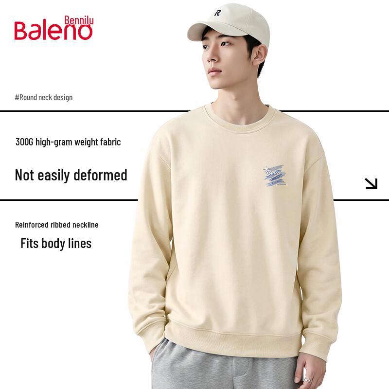 Baleno Men's Long Sleeve Crewneck Sweatshirt
