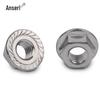 Stainless Steel Hex Flange Anti-Slip Nut