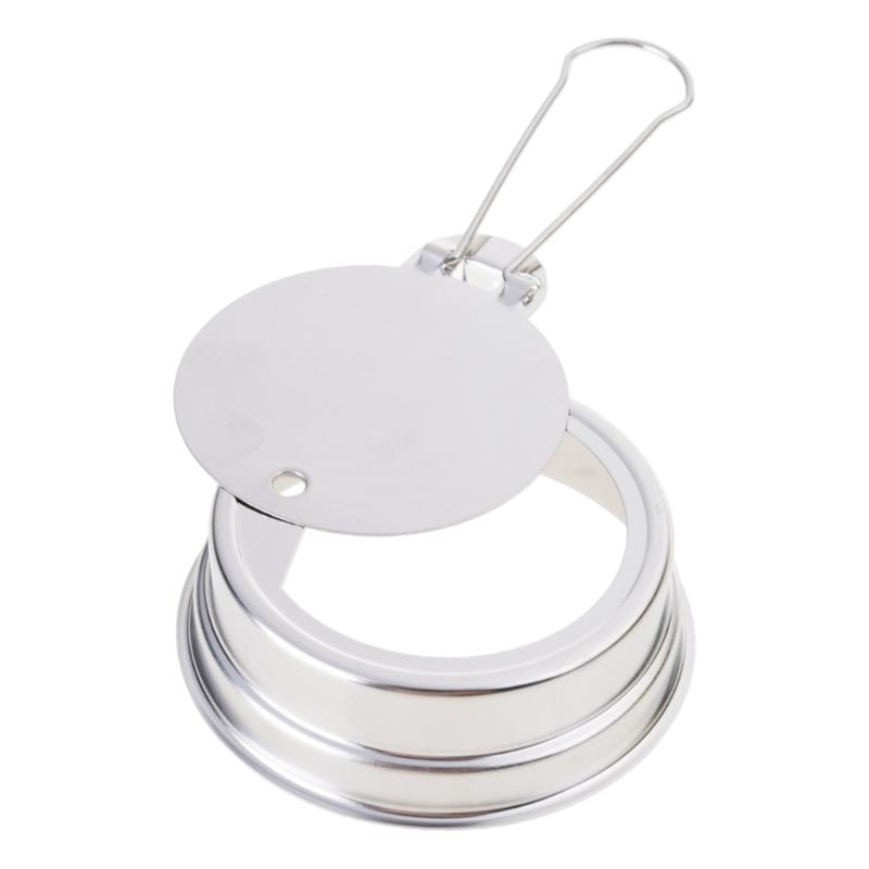 Fuels Fires Extinguishing Cover Stainless Steel Windproofed Flame Cover For Alcohols Stove With Heat Resistant Handle