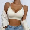 Sexy Seamless Ice Silk Bra Solid Color Ultra-thin Nude No-wire Bra Women's Sports Comfortable Underwear