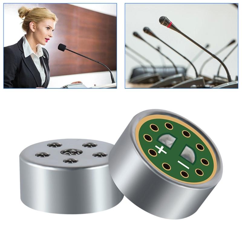 Professional Quality Microphone Cores Electret Condenser Mic Cores for Broadcasts Music Excellent Noise Reductions