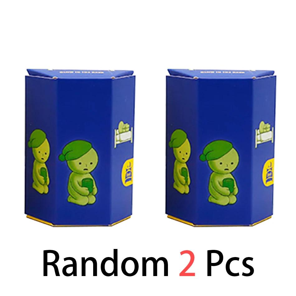 Gift A Multiple Series Noctilucent Green Doll Blind Mystery Box Action Figures Decoration Desktop Model Toy For Surprise