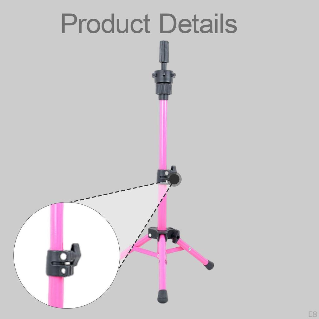 Mannequin Head Stand Adjustable Durability, Sturdy Premium Practical, Professional, Easy to Use Wig