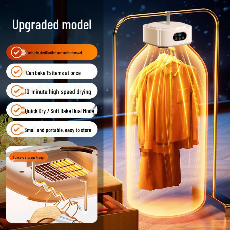 2025 Portable Folding Household Clothes Dryer - Compact Air Drying Machine