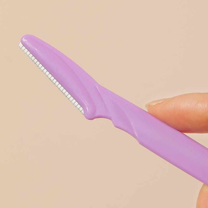 Eyebrow Trimmer Sharp Straight Handle Razor - Beauty Shaping Tool