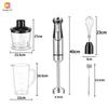 5-in-1 Handheld Electric Blender: 1600W Multi-Functional Food Processor & Baby Food Maker with Egg Beater