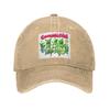 Gummibär (der Gummibär) Gewaschene Jeans-Kappe Lässige Baseballkappen Verstellbarer Hut Sommer Unisex Baseballkappen
