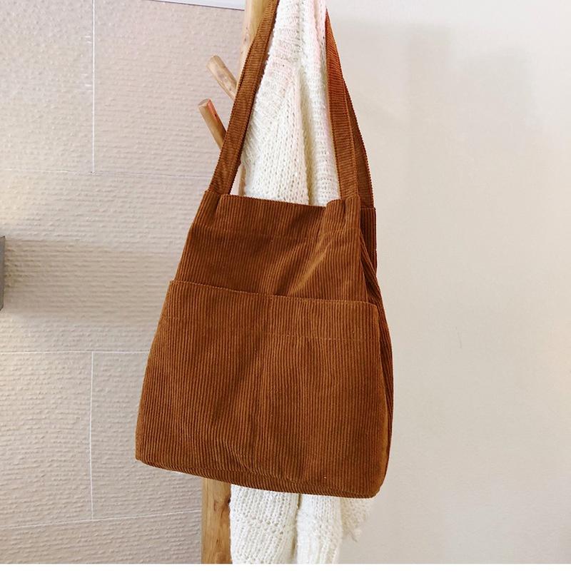 Вельветовая сумка-тоут — фото 12