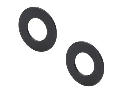 POSH 100112-06 Motorcycle Supplies, Aluminum Universal Color, Black (Inner Diameter 0.5 X Outer Diameter