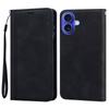 For iPhone 16 Case Business Style Magnetic Closure Leather Phone Cover with Strap