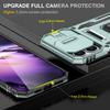 Armor Series For iPhone 16 Plus Case Adjustable Kickstand PC+TPU Phone Cover with Slide Lens Guard