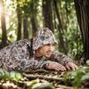 VEVOR Camo Hoodie, XX-Large Size, Men Pullover Hooded Sweatshirt, Moisture Wicking & Breathable, Quick-dry, Hiking Fishing Shirt with Hood