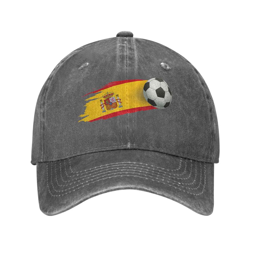 Hiszpania Hiszpańska Flaga Słońce Czapka z Daszkiem Codzienna Unisex Damska Spierana Czapka Trucker Wodoodporny Design Bieganie Hipisowska Czapka Snapback Pomysł na Prezent