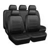 Universal Car Seat Covers, 9PCS PU Leather Front and Rear Seat Protectors, Full Set Auto Seat Covers, Front Seats