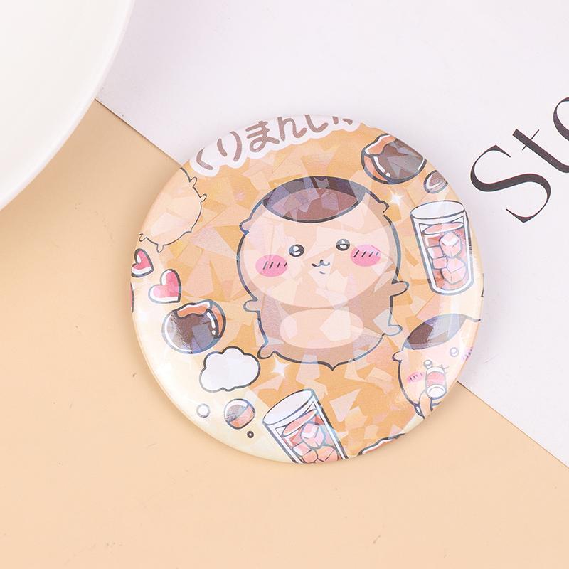 Cartoon Brooch For Kids Gift Enamel Pin Anime Pins Tinplate Chest Badge Hanging Bag Decor