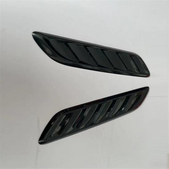 Car Decorative Front Bonnet Vents Hood Air Flow Intake Scoop Covers ABS Plastic