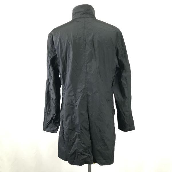 Takeo Kikuchi Made In Japan Nylon Coated Long Coat Men L 3 Black Tailored Outerwear(USED)