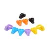 10pcs Ring Cutter Split Knife Design Automatical Unfold Plastic Material Safe Incisive Different Colors Knife Rings