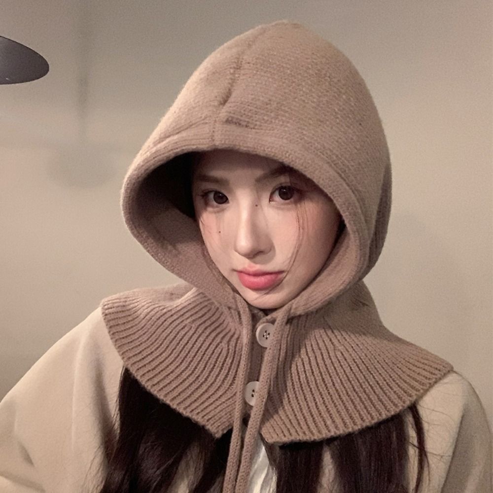 Beanie Hat Ear Protection Hat Scarves Winter Cap Creative Balaclava Hat Streetwear