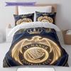 Biancheria da letto con motivo Al-Nassr FC, Set piumone Copripiumino Federa Regalo di Compleanno per la Casa(1 * copripiumino + 2 * federa, senza nucleo)