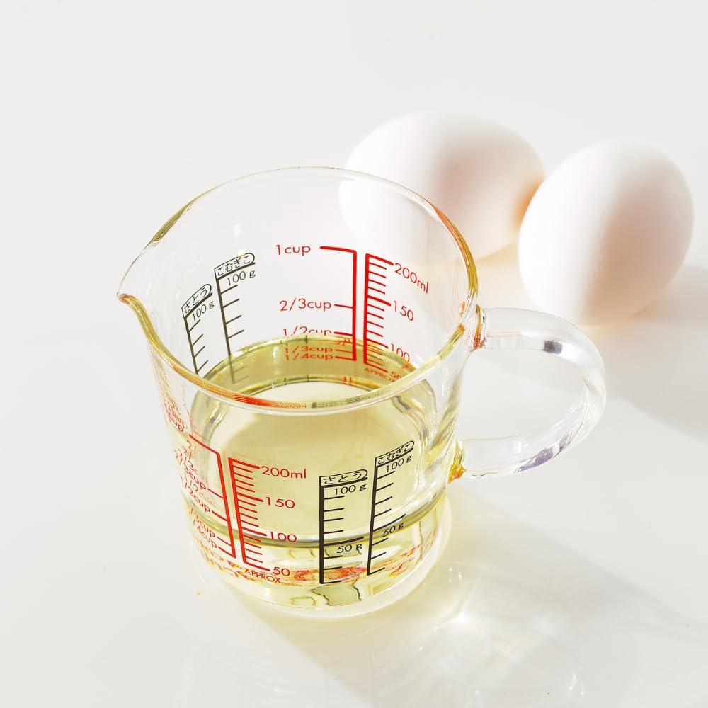 Hario CMJW-200 Measuring Cup Wide 200ml Made In Japan