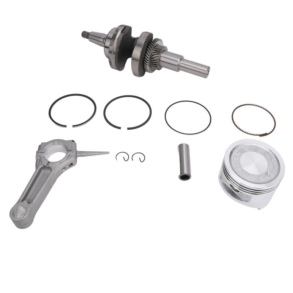Engine Piston Connecting Rod Kit Metal Crankshaft Piston Pins Rods Set Wear Resistant for GX390 13 HP Engine