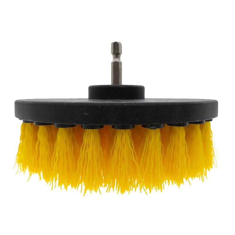 3-Piece Electric Drill Cleaning Brush Set for Cars, Discs, and Bathrooms