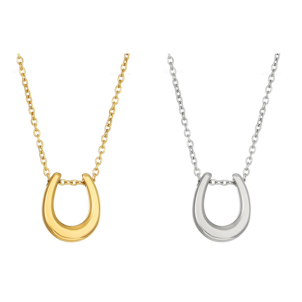 Horseshoe Pendant Necklace U shaped Necklace Wedding Necklace Wedding Jewelry for Girl Valentine Christmas