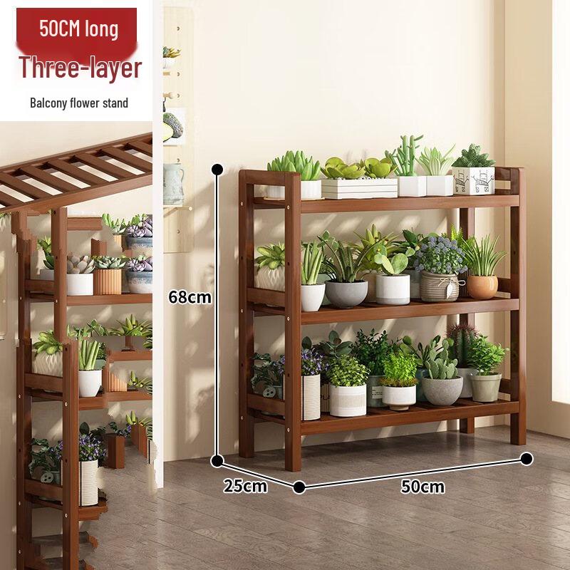 Multilayer Wood Plant Stand
