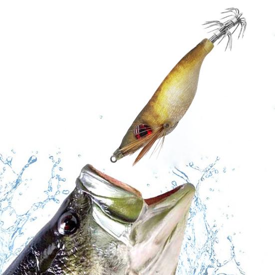 Shrimp Fake Bait Fishing Lure with Sharp Hook Realistic Looking 3D Eyes Bright Colors Luminous Hard Lure Artificial Bait