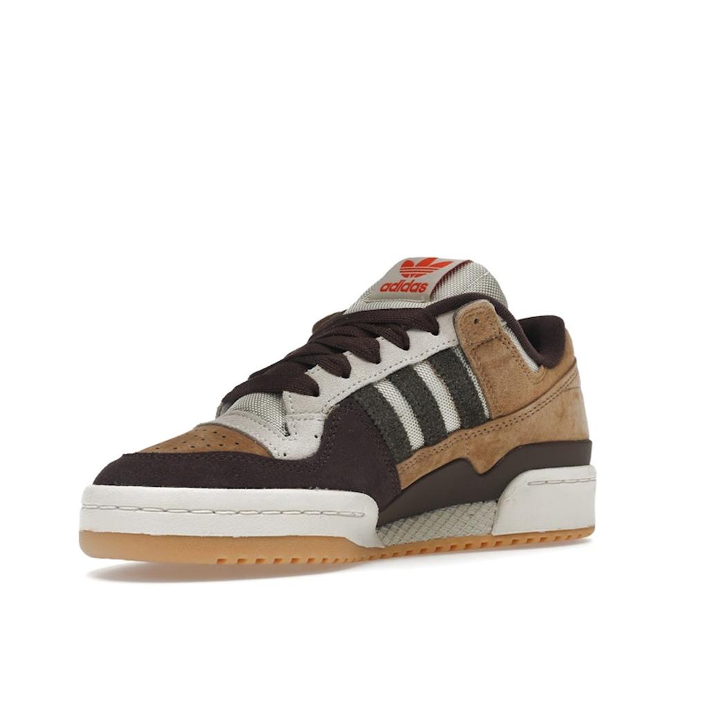 Adidas Forum Low 84 Branch Brown Unisex Sneakers Aluminium GW4334