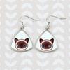 Siamese - elegant metal earrings as a gift from the Art-Dog brand